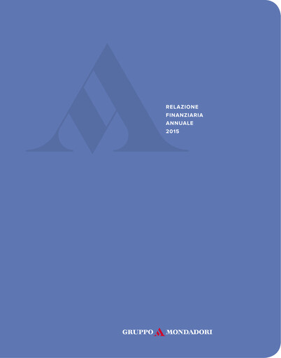 Thumbnail Arnoldo Mondadori Editore Financial Report 2015
