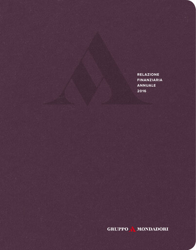 Thumbnail Arnoldo Mondadori Editore Financial Report 2016