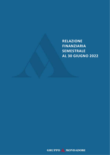 Thumbnail Arnoldo Mondadori Editore Financial Report 2022-h1