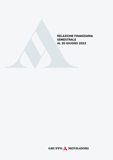 Thumbnail Arnoldo Mondadori Editore Financial Report 2023-h1
