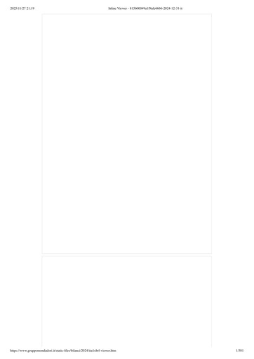 Thumbnail Arnoldo Mondadori Editore Financial Report 2024