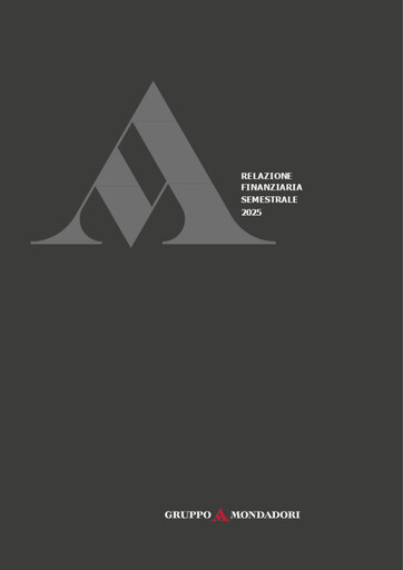 Thumbnail Arnoldo Mondadori Editore Financial Report 2025-h1