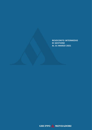 Miniature Arnoldo Mondadori Editore Rapport trimestriel 2021-q1