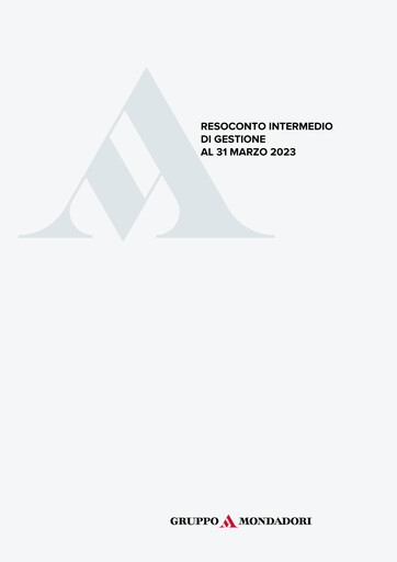 Miniature Arnoldo Mondadori Editore Rapport trimestriel 2023-q1