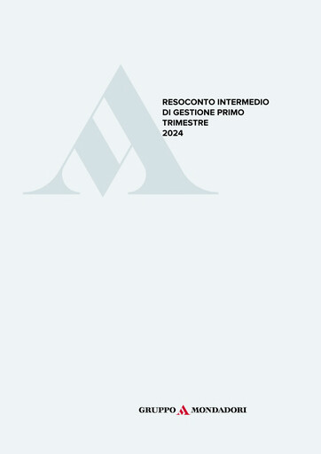 Miniature Arnoldo Mondadori Editore Rapport trimestriel 2024-q1