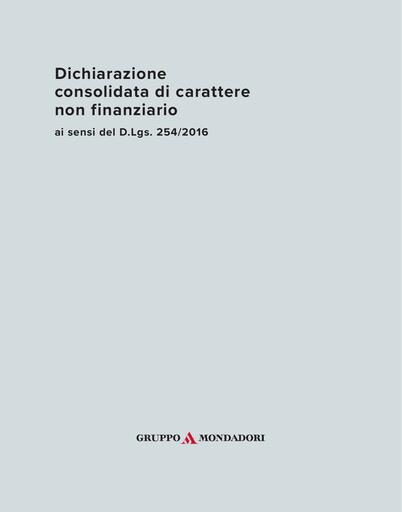 Thumbnail Arnoldo Mondadori Editore Sustainability Report 2021