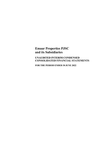 Thumbnail Emaar Properties Half-year Report 2022-h1