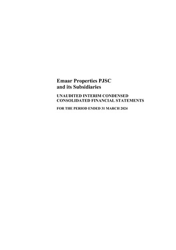 Thumbnail Emaar Properties Quarterly Report 2024-q1