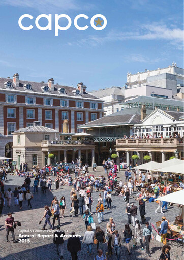 Thumbnail Shaftesbury Capital Annual Report 2015