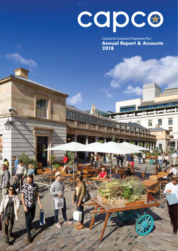 Thumbnail Shaftesbury Capital Annual Report 2018