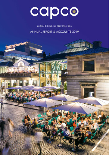 Thumbnail Shaftesbury Capital Annual Report 2019