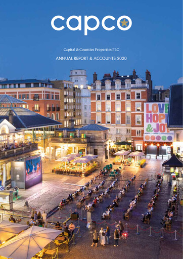 Thumbnail Shaftesbury Capital Annual Report 2020