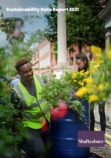 Vorschaubild Shaftesbury Capital Nachhaltigkeitsbericht 2021