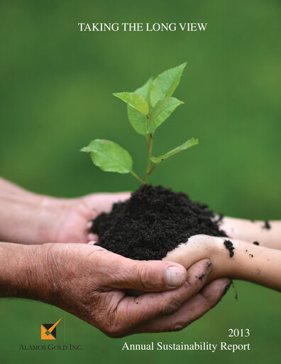 Thumbnail Alamos Gold Sustainability Report 2013