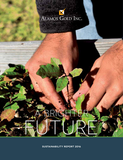 Thumbnail Alamos Gold Sustainability Report 2016