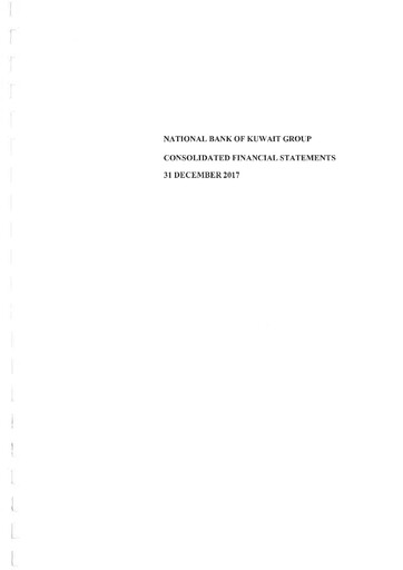 Thumbnail National Bank of Kuwait Financial Statement 2017