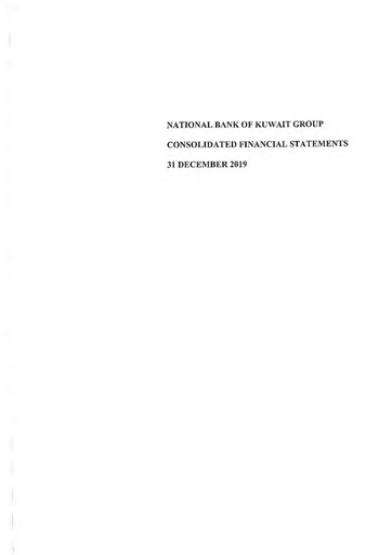 Thumbnail National Bank of Kuwait Financial Statement 2019