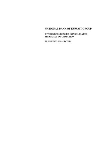 Thumbnail National Bank of Kuwait Financial Statement 2023-h1