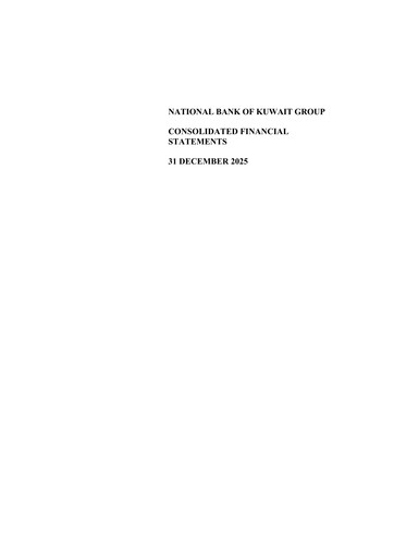 Thumbnail National Bank of Kuwait Financial Statement 2025