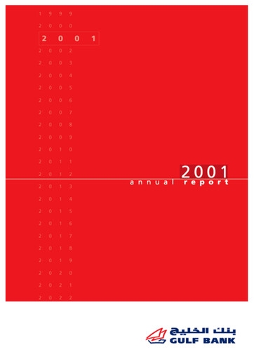 Thumbnail Gulf Bank Annual Report 2001