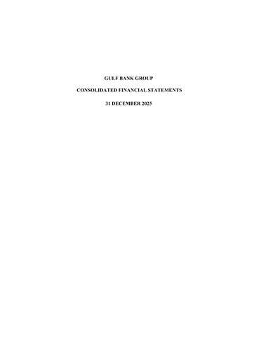 Thumbnail Gulf Bank Financial Statement 2025