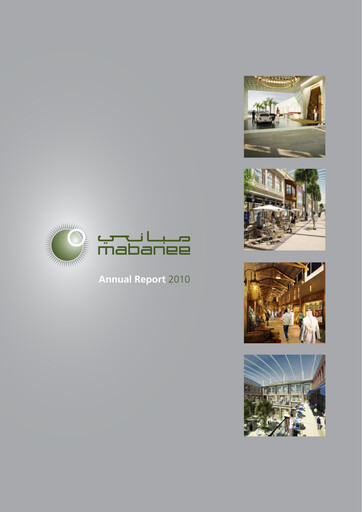 Thumbnail Mabanee Company Annual Report 2010