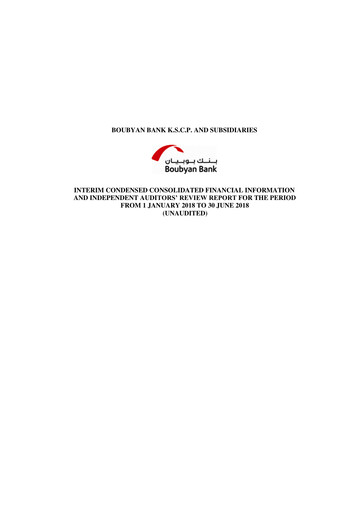 Thumbnail Boubyan Bank Financial Report 2018-h1