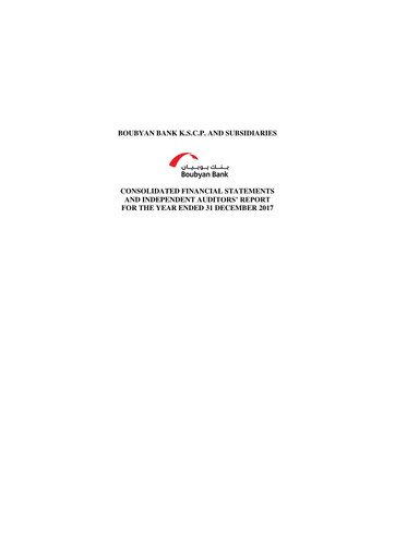 Thumbnail Boubyan Bank Financial Statement 2017