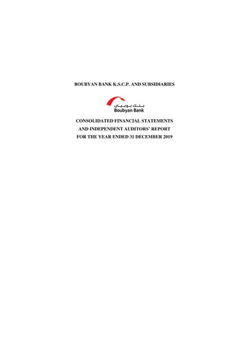 Thumbnail Boubyan Bank Financial Statement 2019