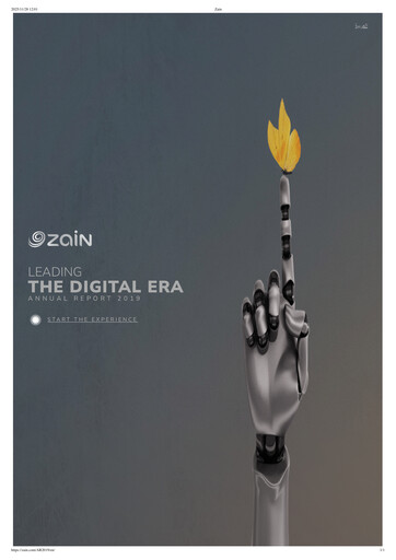 Vorschaubild Zain (Mobile Telecommunications Company) Jahresbericht 2019