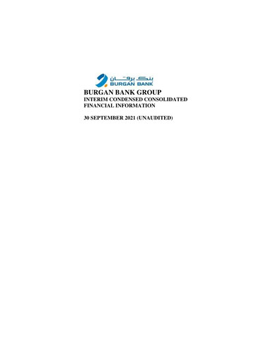 Thumbnail Burgan Bank Financial Statement 2021-9m