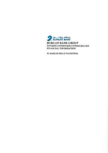 Thumbnail Burgan Bank Financial Statement 2021-q1