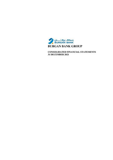 Thumbnail Burgan Bank Financial Statement 2021