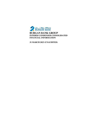 Thumbnail Burgan Bank Financial Statement 2023-q1