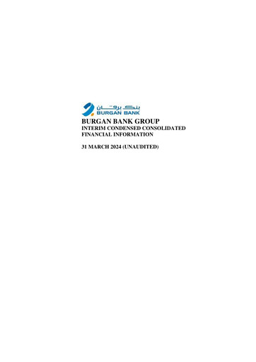 Thumbnail Burgan Bank Financial Statement 2024-q1