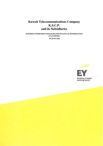 Thumbnail Kuwait Telecommunications Company Financial Statement 2024-h1