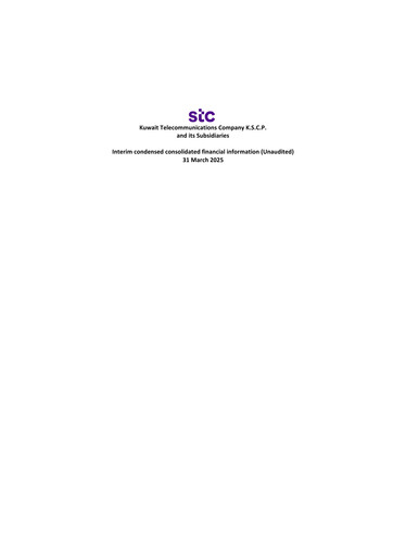 Thumbnail Kuwait Telecommunications Company Financial Statement 2025-q1