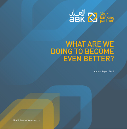 Thumbnail Al Ahli Bank of Kuwait Annual Report 2014