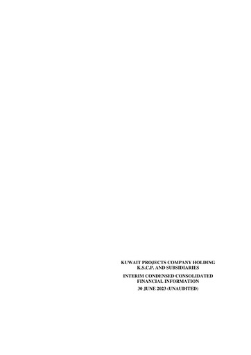 Thumbnail Kuwait Projects Company Holding Financial Statement 2023-h1