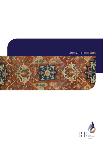 Miniature Gulf Insurance Group Rapport annuel 2015