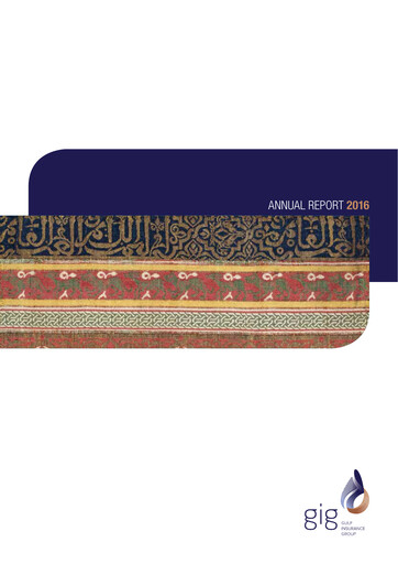 Miniature Gulf Insurance Group Rapport annuel 2016