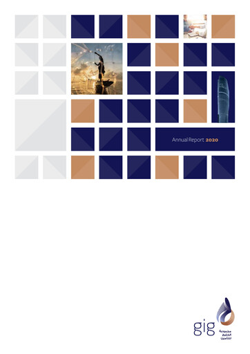 Miniature Gulf Insurance Group Rapport annuel 2020