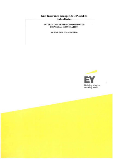 Thumbnail Gulf Insurance Group Half-year Report 2020-h1