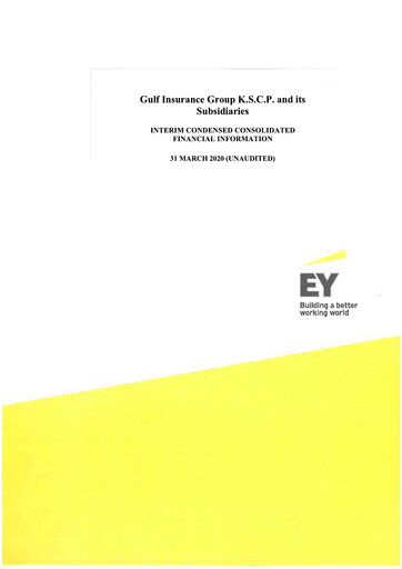 Thumbnail Gulf Insurance Group Quarterly Report 2020-q1