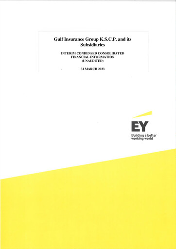 Thumbnail Gulf Insurance Group Quarterly Report 2023-q1
