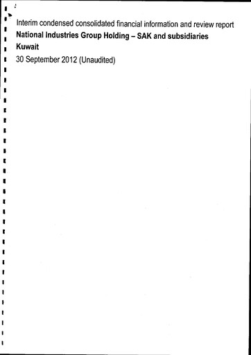 Thumbnail National Industries Group Holding Financial Statement 2012-9m