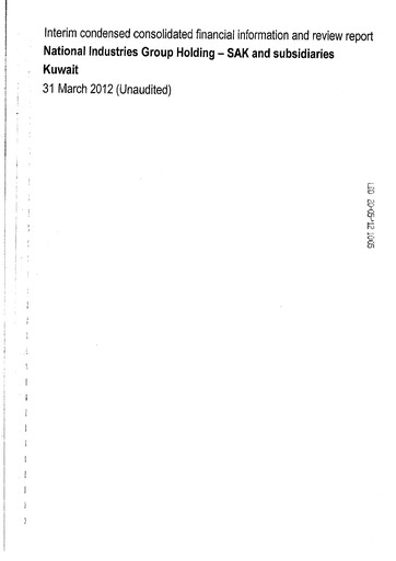 Thumbnail National Industries Group Holding Financial Statement 2012-q1