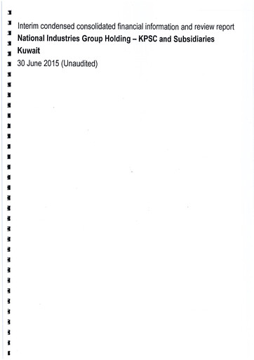 Thumbnail National Industries Group Holding Financial Statement 2015-h1