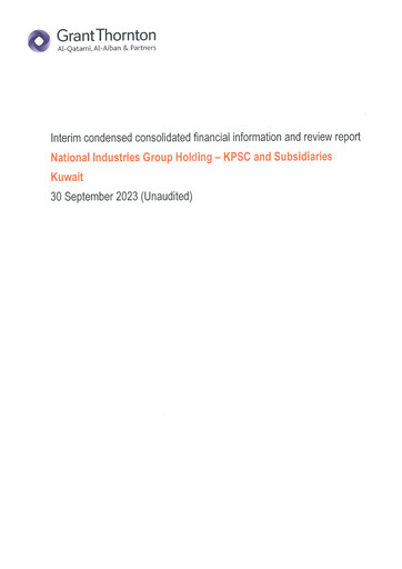 Thumbnail National Industries Group Holding Financial Statement 2023-9m