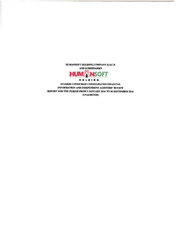 Thumbnail Humansoft Holding Company Financial Report 2016-9m